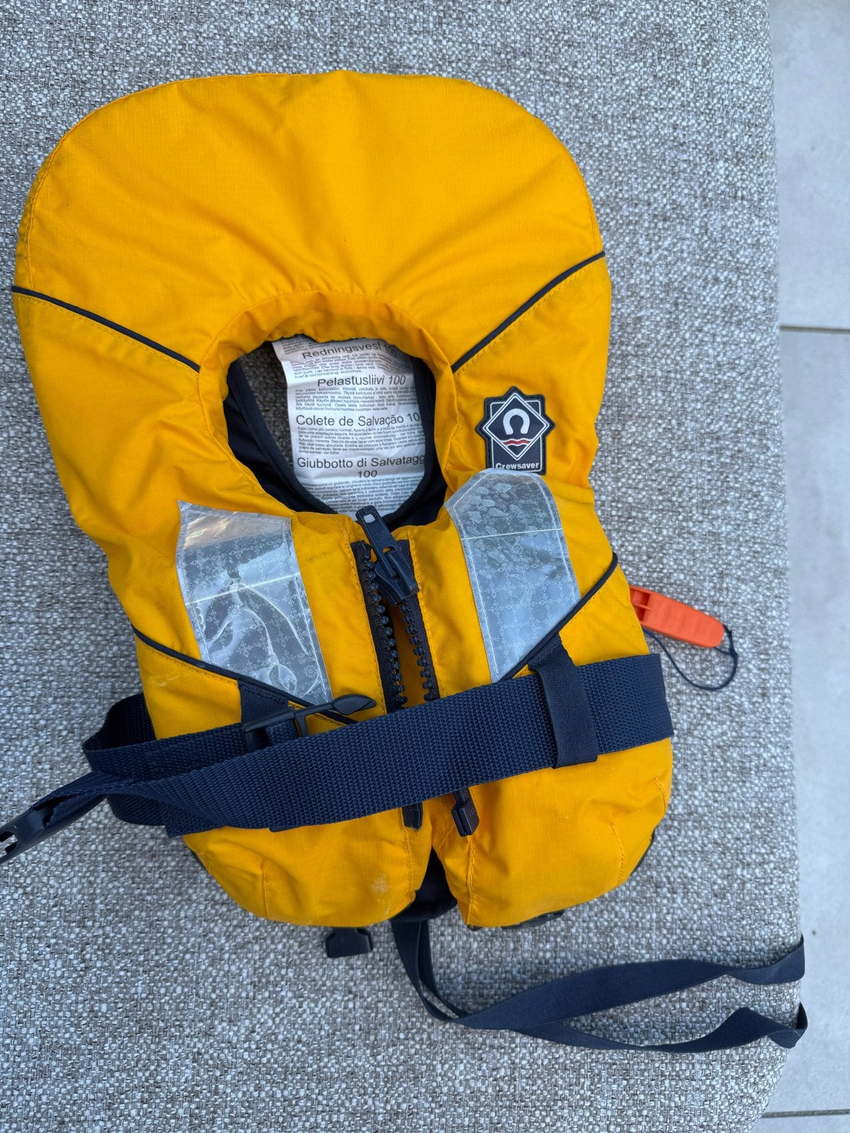 Crewsaver reddingsvest 100N voor baby tot 15 kilo, Ophalen of Verzenden, Zo goed als nieuw, Overige typen