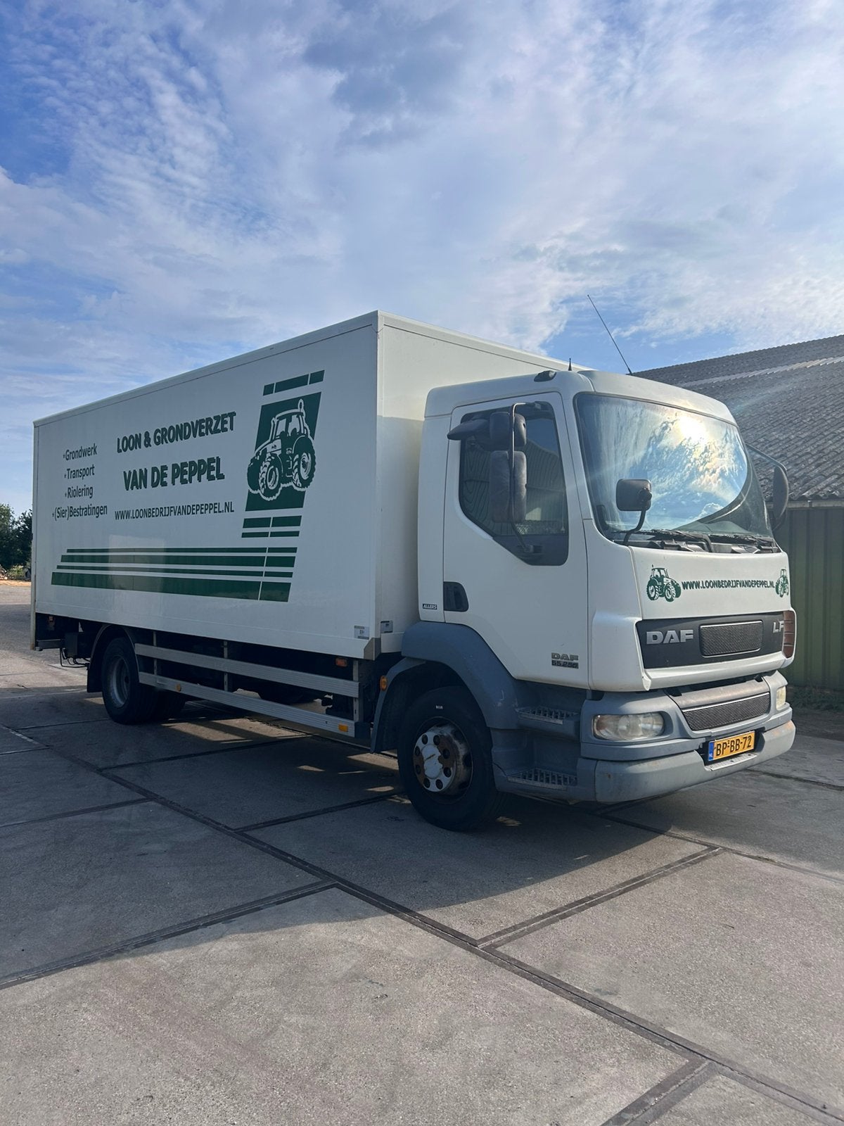 DAF lf vrachtwagen bakwagen 55.250 airco automaat 2003, Auto's, Bedrijf, Diesel, DAF, Te koop