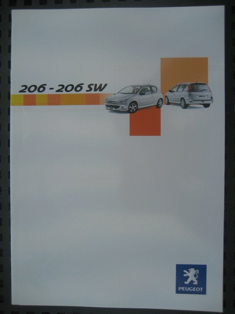 Peugeot 206 - 206 SW (2004) met bijlage, Ophalen of Verzenden, Nieuw, Peugeot