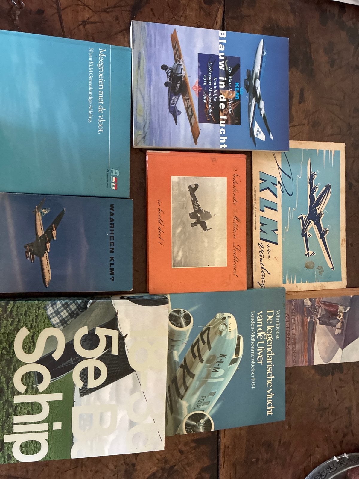 Collectie KLM en Luchtvaart Boeken, Verzenden, Gelezen, Overige typen