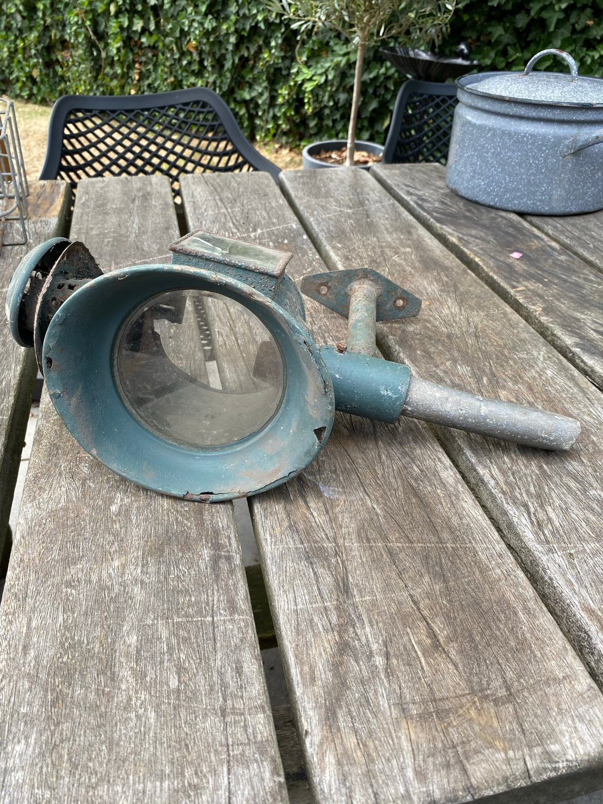 Antieke Koetslantaarn - Vintage Decoratie, Ophalen of Verzenden