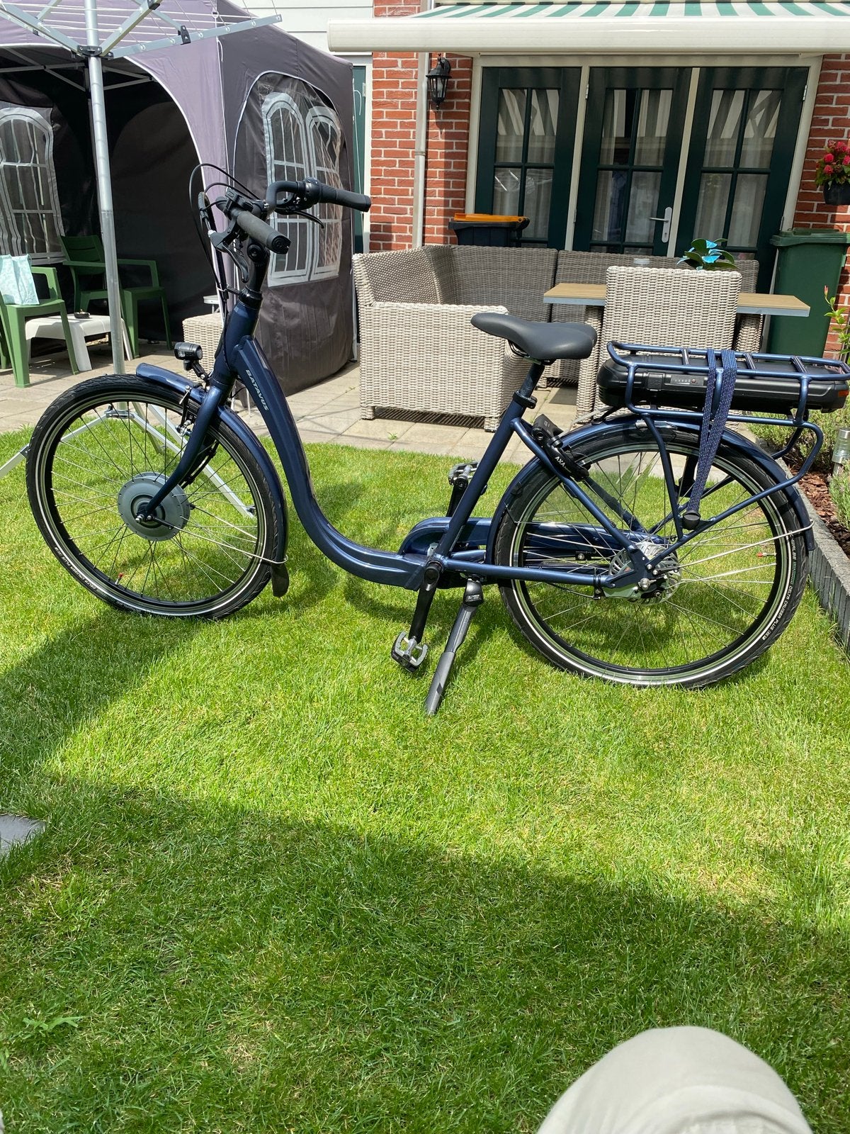 Batavus e-entree e-bike met extra lage instap, z.g.a.n., Fietsen en Brommers, Ophalen, Batavus, Zo goed als nieuw, 47 tot 51 cm