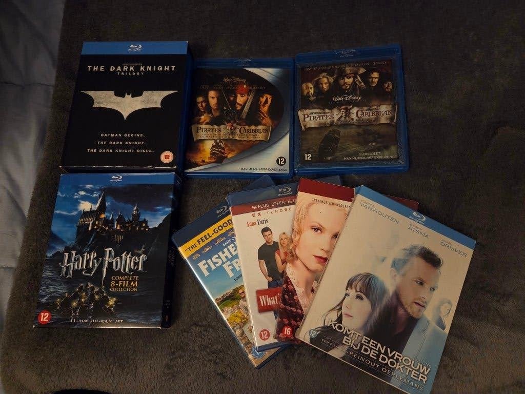 Blu-ray collectie: Harry Potter, The Dark Knight, Pirates, Avontuur, Gebruikt, Boxset, Nederlands