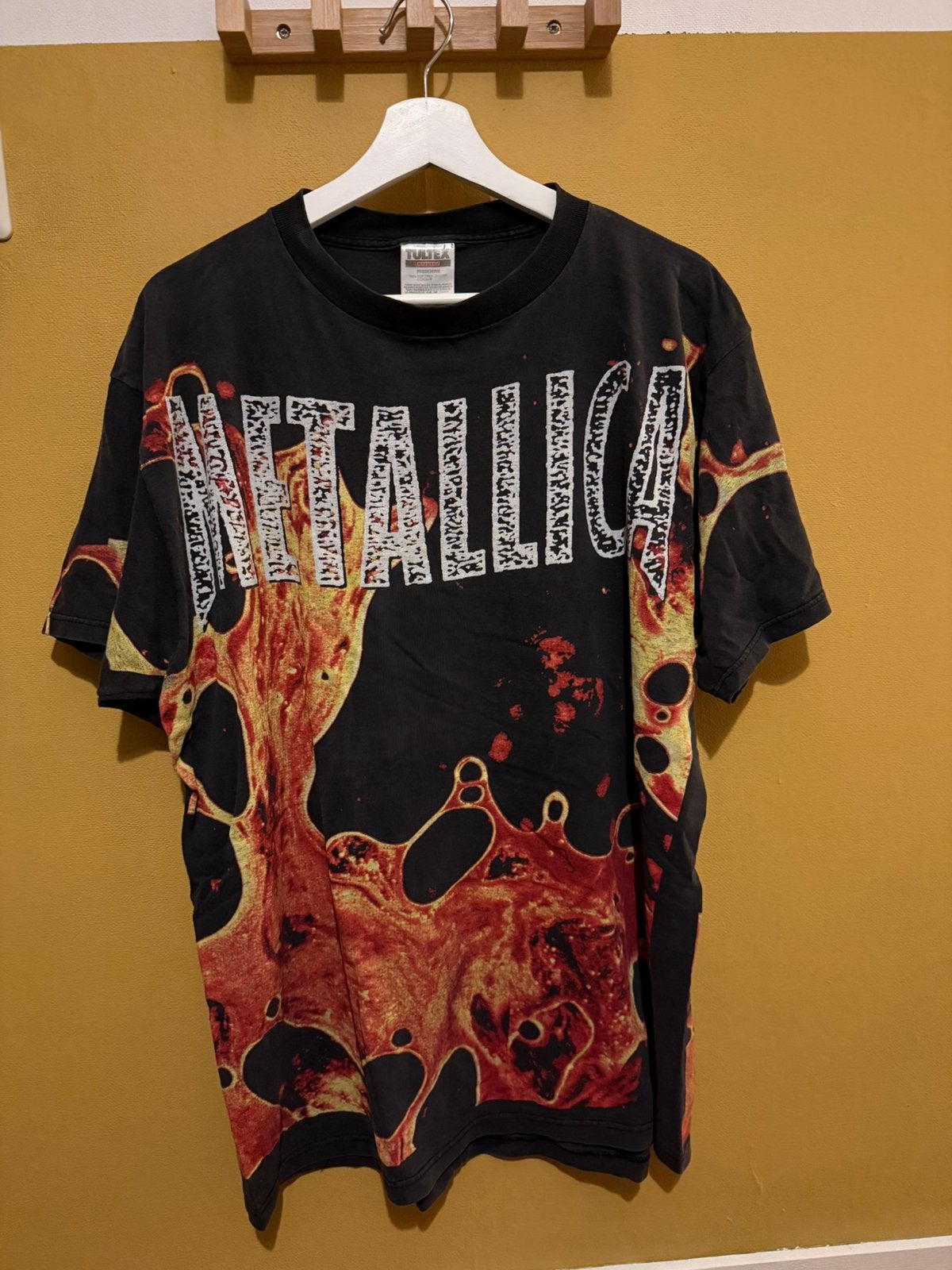 Metallica t-shirt 1996 vintage, Ophalen of Verzenden, Gedragen, Maat 56/58 (XL), Zwart