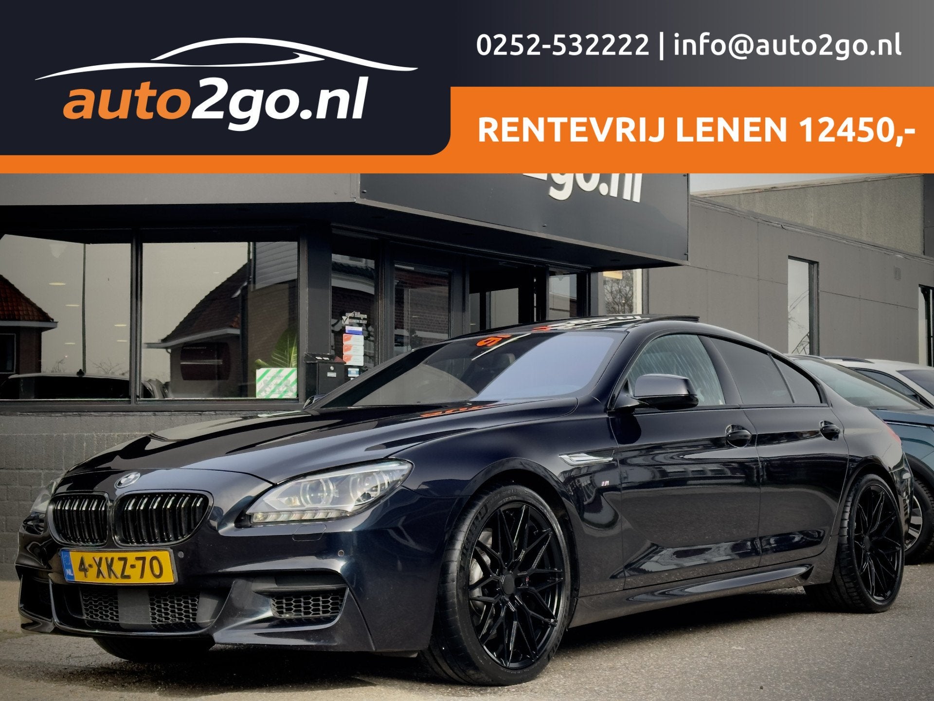 BMW 6 Serie Gran Coupé 650i ZOMERACTIE! BETAAL NU 50% 11450, Auto's, Automaat, Achterwielaandrijving, 4395 cc, Zwart