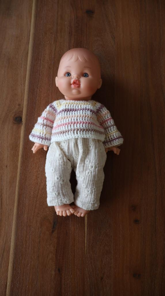 Poppenkind setje 014, Kinderen en Baby's, Speelgoed | Poppen, Nieuw, Babypop, Ophalen of Verzenden