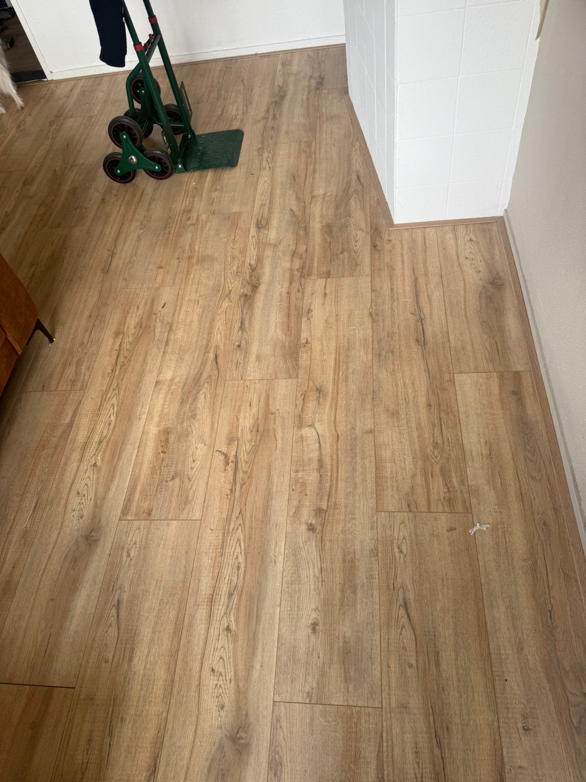 Laminaat vloer met plinten, Doe-het-zelf en Verbouw, Ophalen, 50 tot 150 cm, Zo goed als nieuw, 10 m² of meer