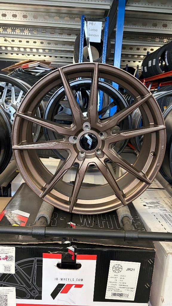 20'' Jr21 velgen 5x108 breedset volvo ex90 bronze, 255 mm, Velg(en), Nieuw, Ophalen of Verzenden