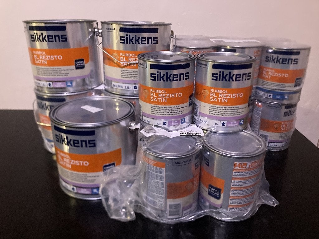 Sikkens Rubbol BL Rezisto Satin - Wit/RAL kleur, Wit, Nieuw, Ophalen of Verzenden, 20 liter of meer