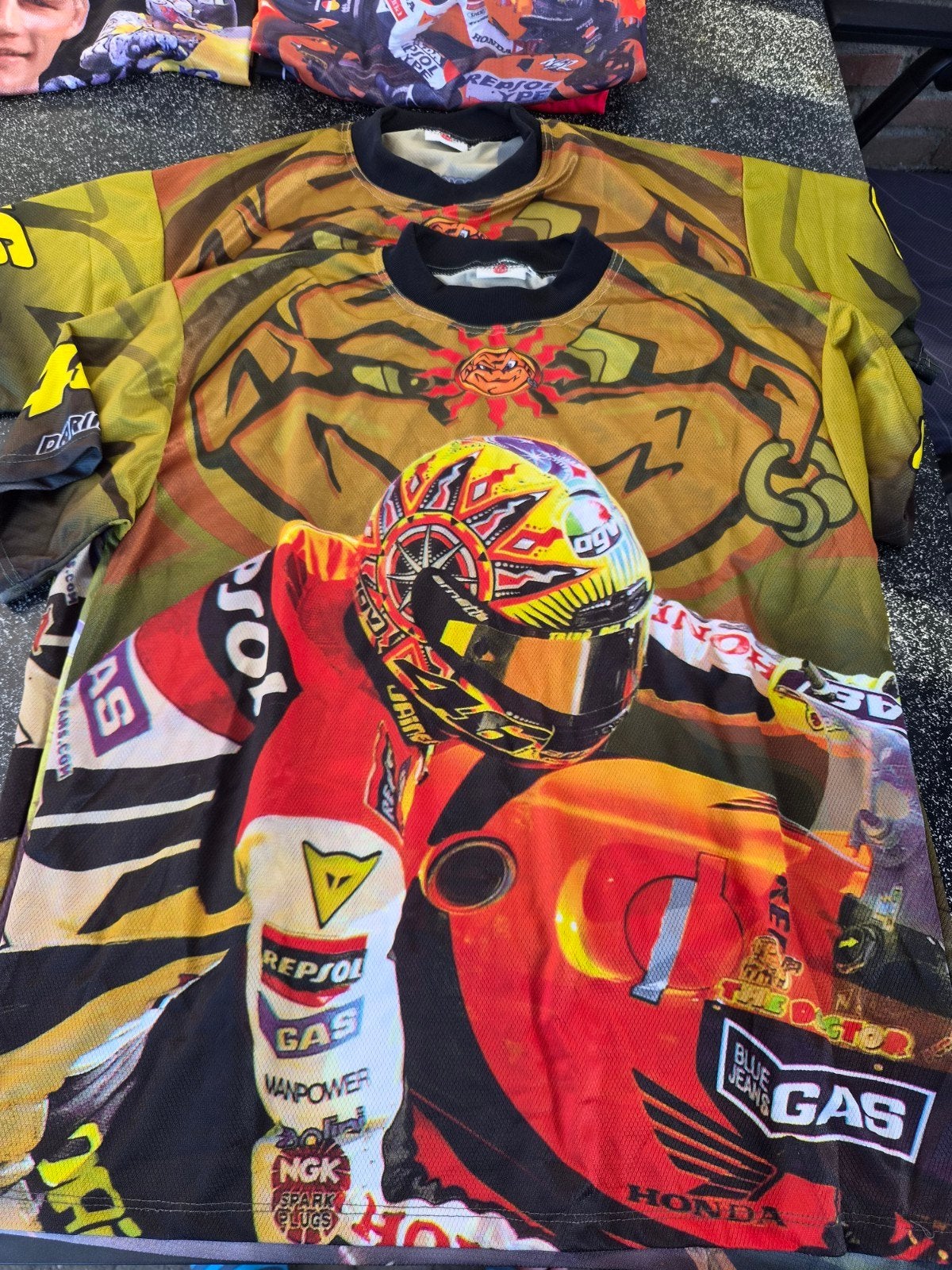 Valentino Rossi T-shirt - Repsol Honda MotoGP, Valentino Rossi, Meerkleurig, Overige maten, Ophalen of Verzenden