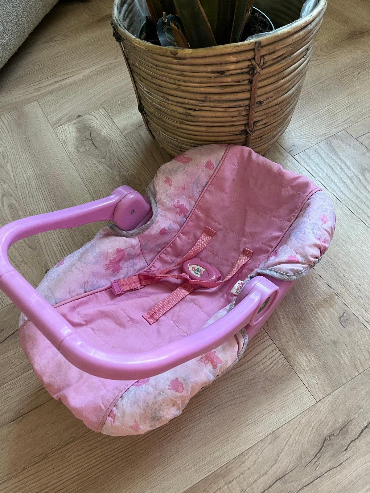 Baby Born draagstoel roze, Ophalen, Gebruikt, Babypop