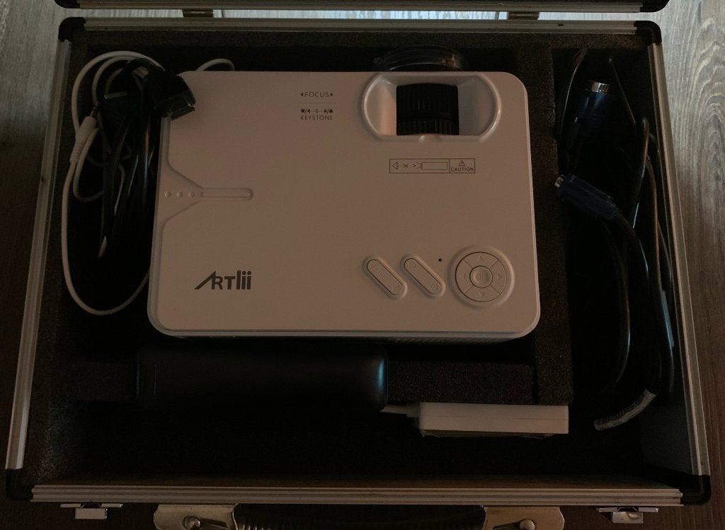 Mini Projector, Ophalen of Verzenden, Zo goed als nieuw, Full HD (1080), Artlii