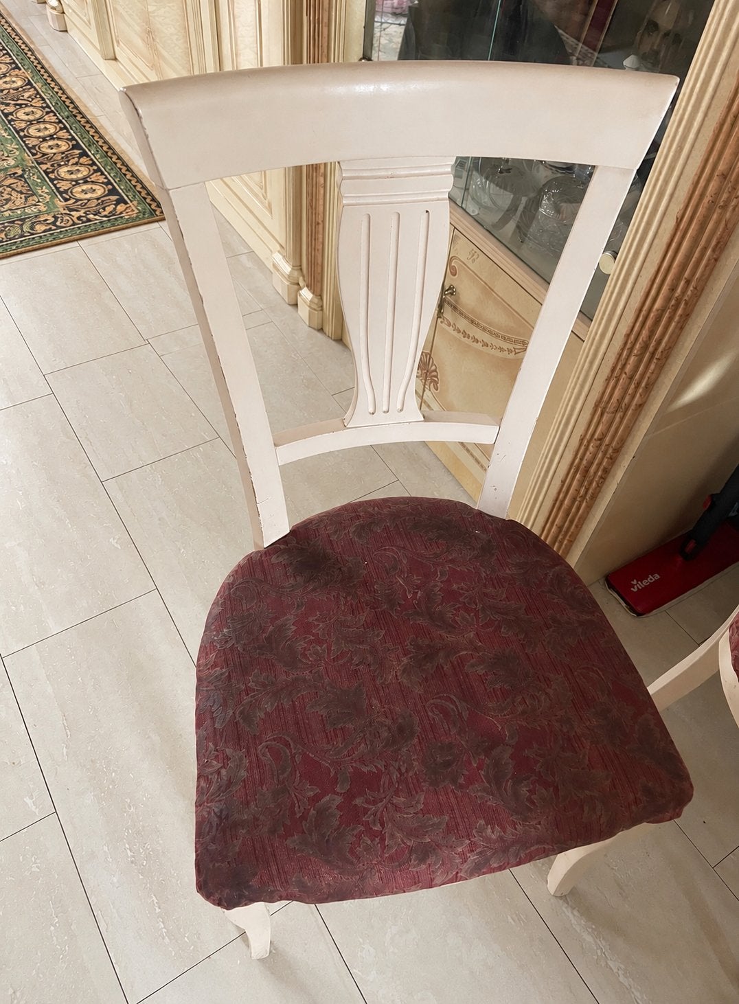 4 stoelen, Ophalen, Gebruikt, Wit, Vier