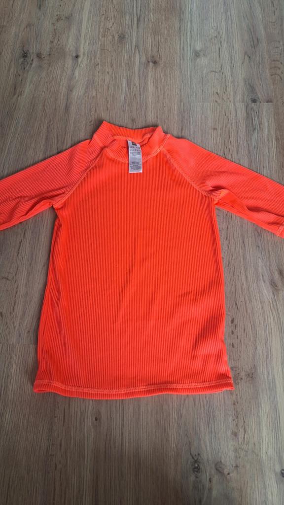 Hema UV Zwemshirt Koraal Oranje Maat 122-128, Kinderen en Baby's, Kinderkleding | Maat 122, Ophalen, Jongen of Meisje, Sport- of Zwemkleding