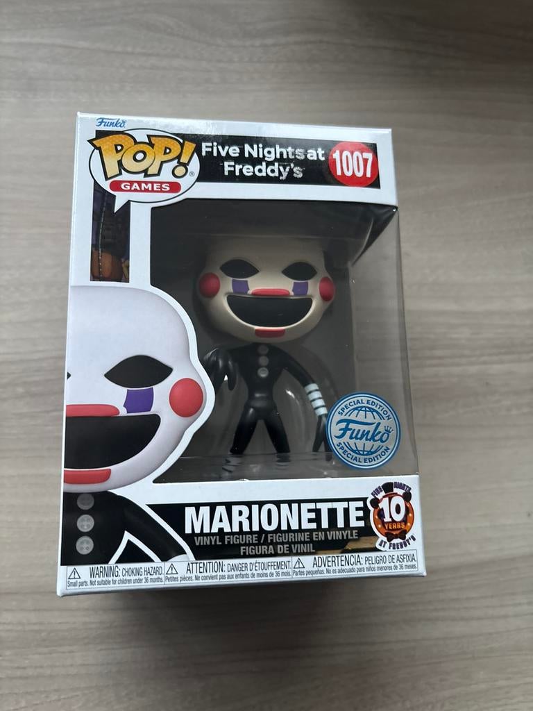 Funko Pop! Marionette #1007 Five Nights at Freddy’s  Puppet, Verzamelen, Funko Europe, Ophalen of Verzenden, Zo goed als nieuw