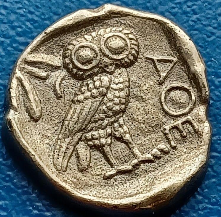 Penning BP - III Tetradrachme uit Athene Ve eeuw v.Chr., Verzenden, Overige materialen, Nederland
