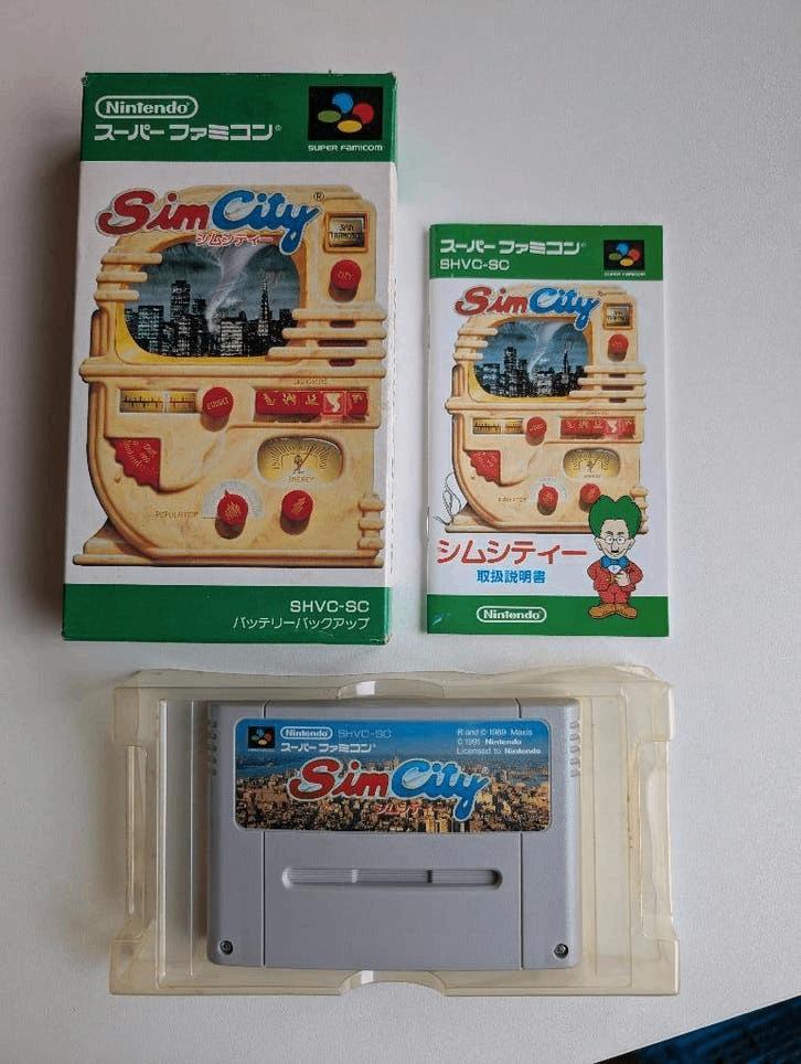 Sim city / super famicon, Spelcomputers en Games, Games | Nintendo Super NES, 1 speler, Ophalen of Verzenden, Zo goed als nieuw