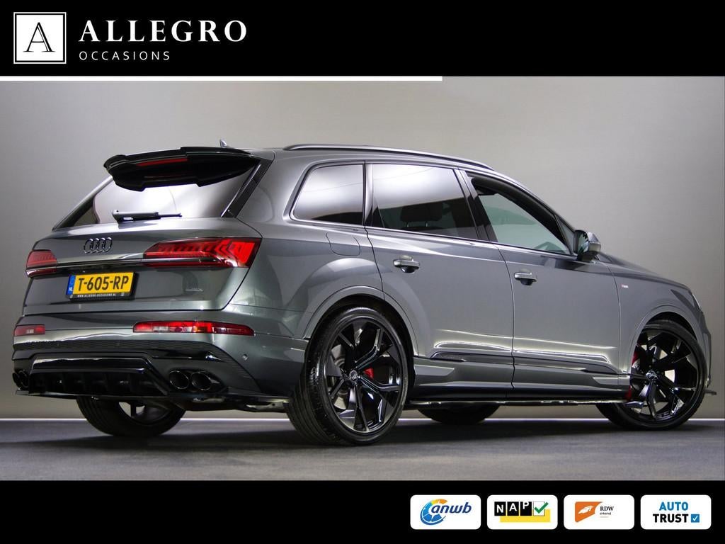 Audi Q7 55 TFSI e quattro S-Line (MAXTON, LUCHTVERING, PANO,, Automaat, Gebruikt, Bedrijf, Adaptive Cruise Control