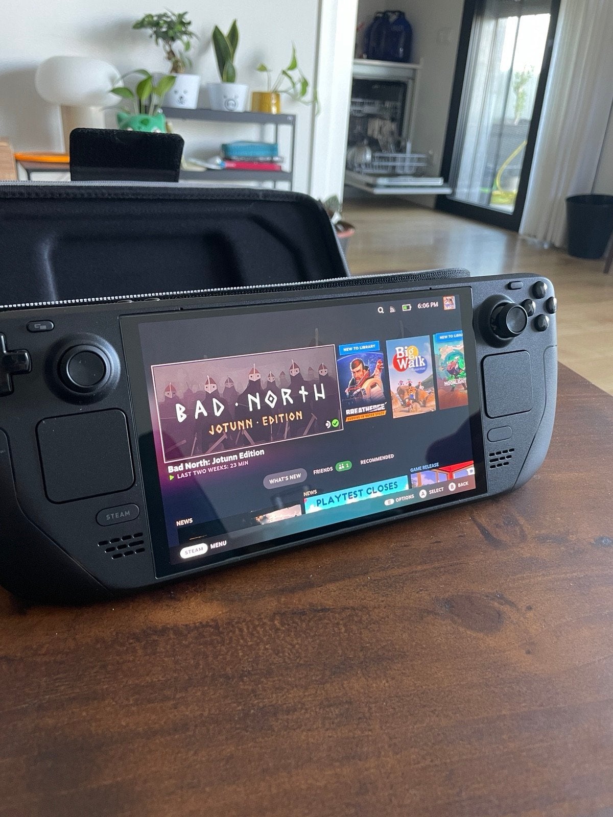 Steam Deck OLED 1TB met travel case