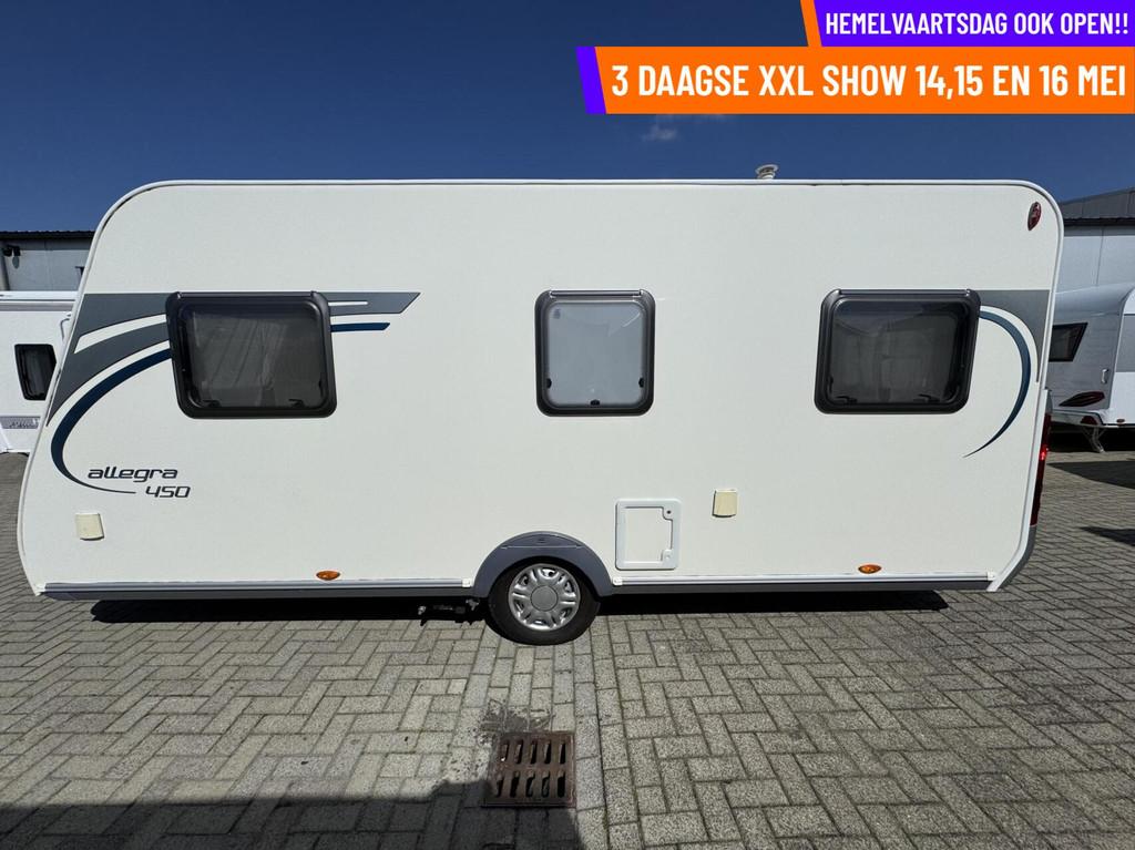 CARAVELAIR ALLEGRA 450  ENKELE BEDDEN,RONDZIT,VOORTENT,MOVE, Rondzit, Bedrijf, 6 tot 7 meter, Caravelair