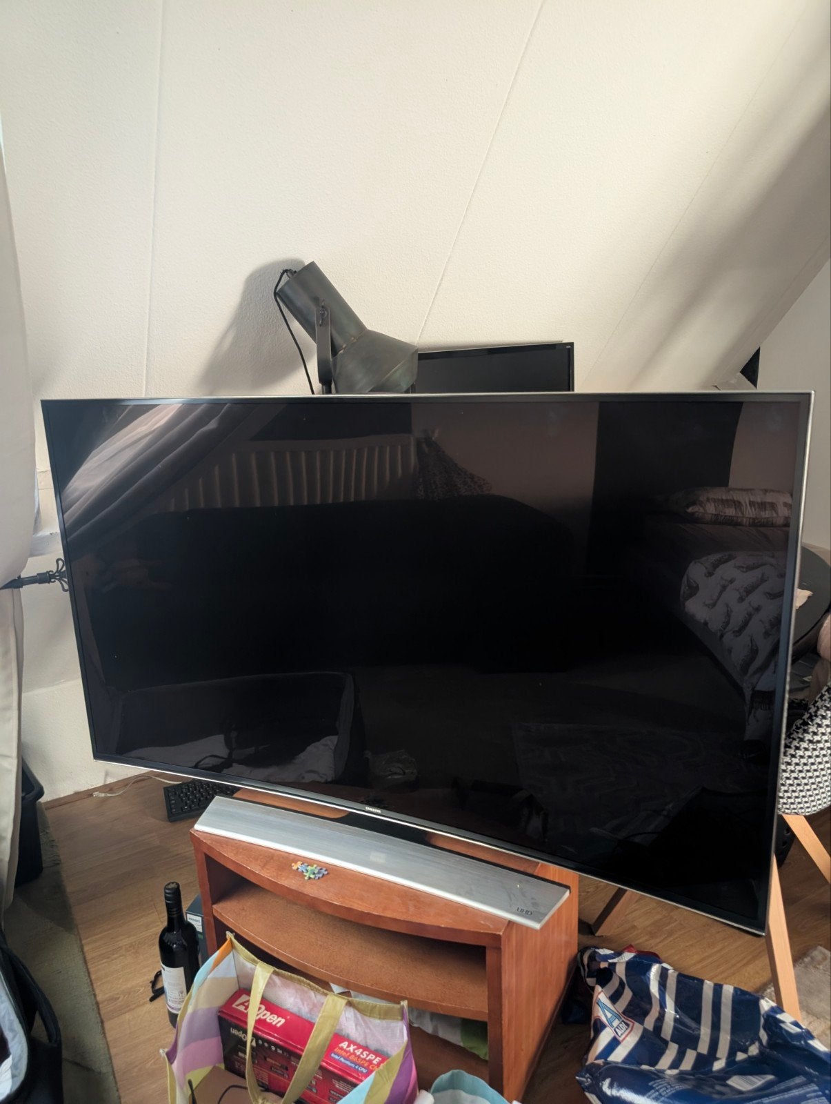 Samsung UE55HU8500L Curved 4K LED TV - Topconditie, Ophalen, 50 Hz, Zo goed als nieuw, Samsung