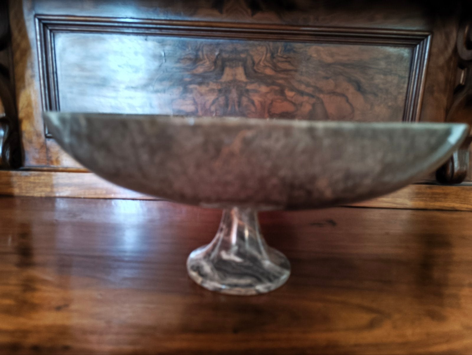 Elegante Marmeren Schaal - 30 cm Rond, 13 cm Hoog, Ophalen