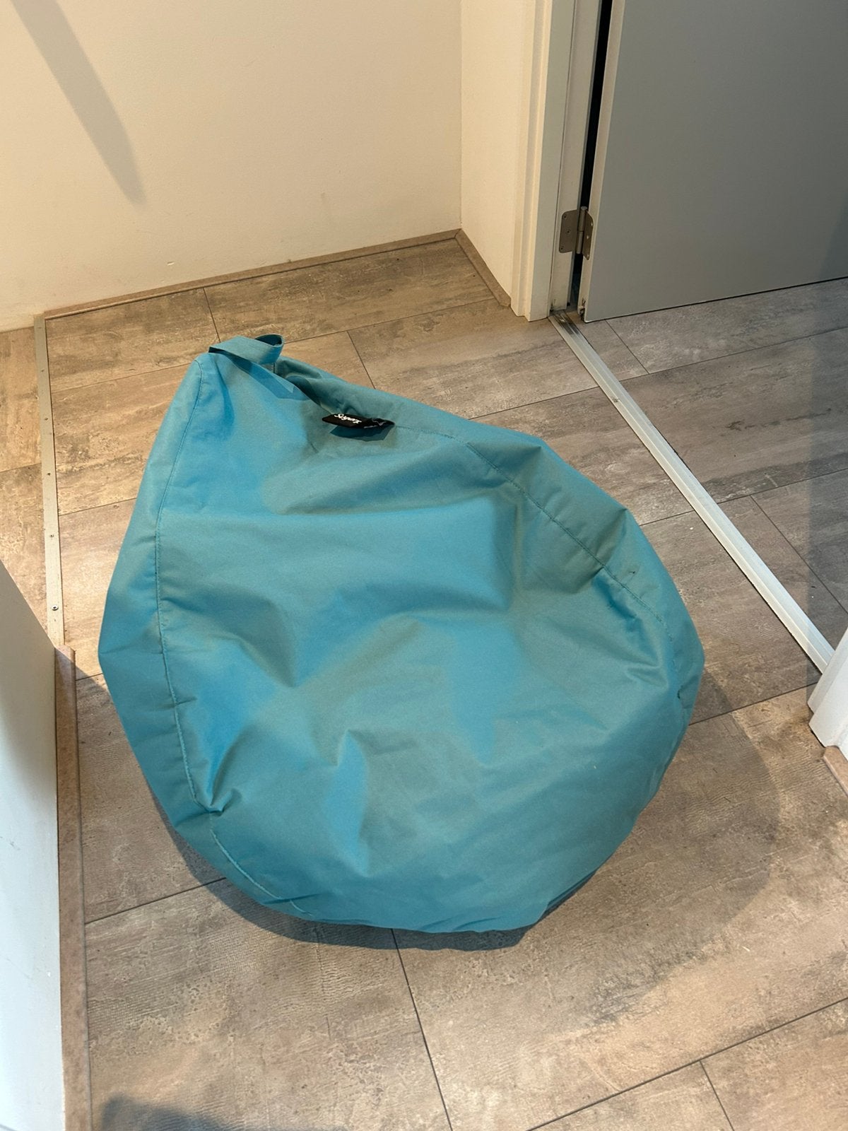 Sugarpufy Zitzak voor kind - Blauw/Groen, Ophalen, Gebruikt, Blauw, Zitzak