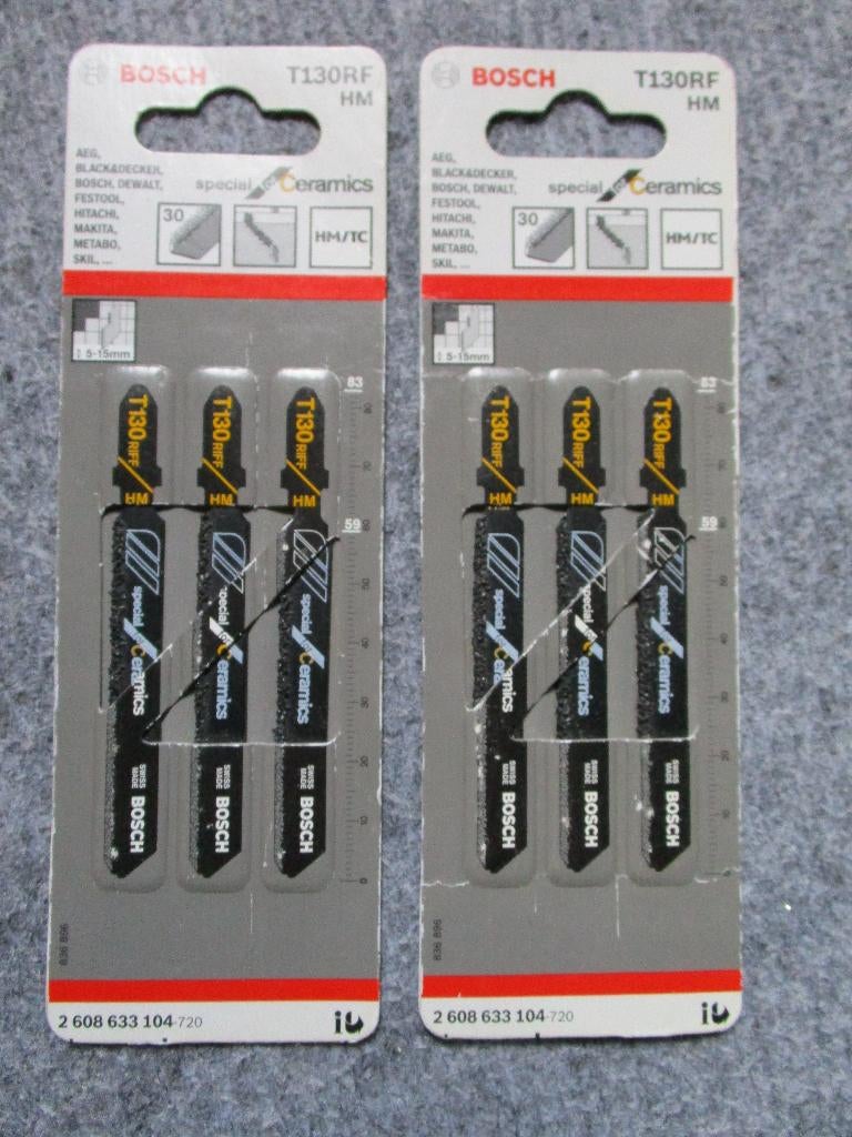 Bosch decoupeerzaagjes, Decoupeerzaag, Nieuw, Ophalen of Verzenden, 30 tot 70 mm