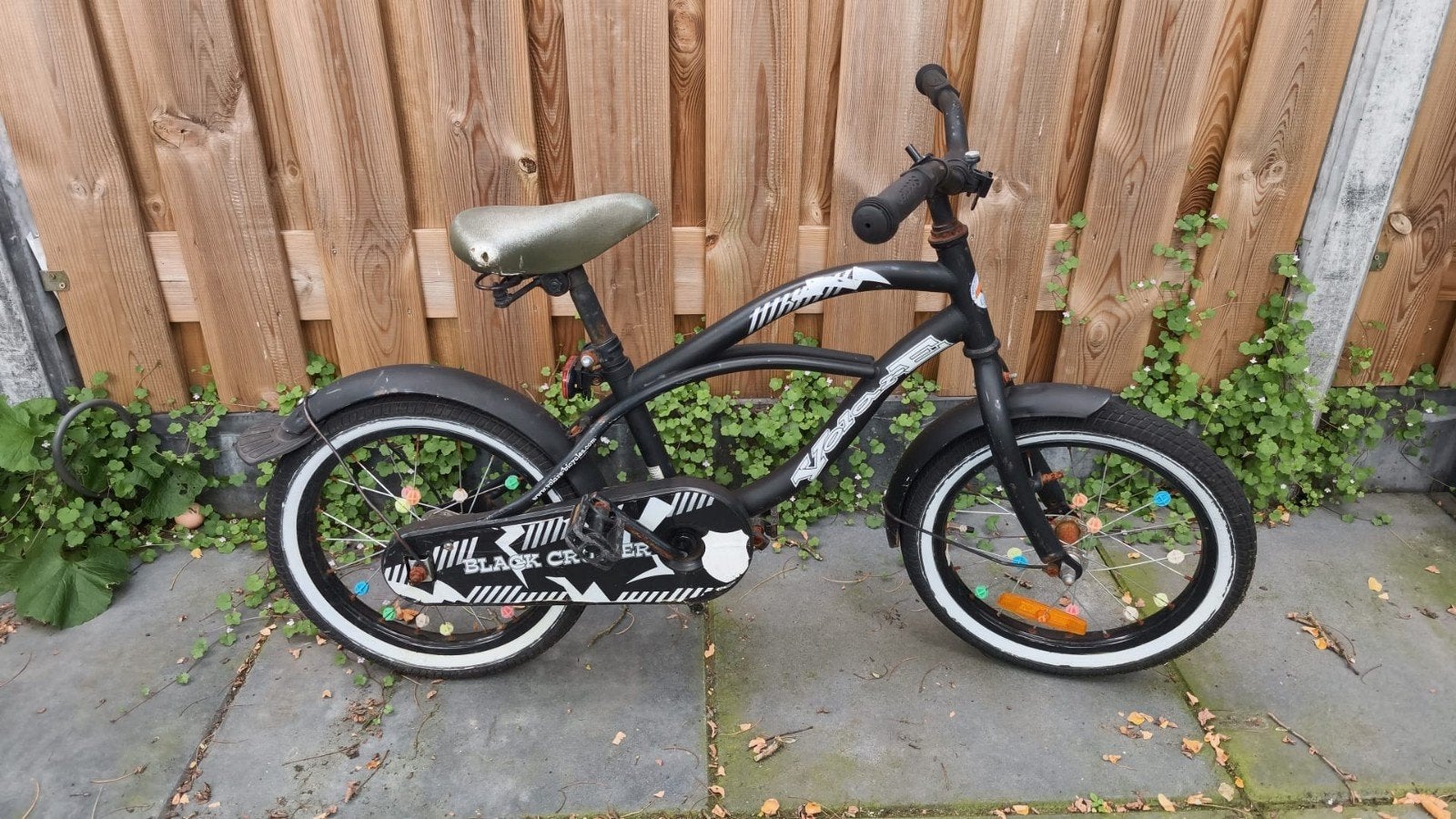 Volare black cruiser 
16 inch, Fietsen en Brommers, Fietsen | Crossfietsen en BMX, Ophalen, Gebruikt, Staal, 16 tot 20 inch