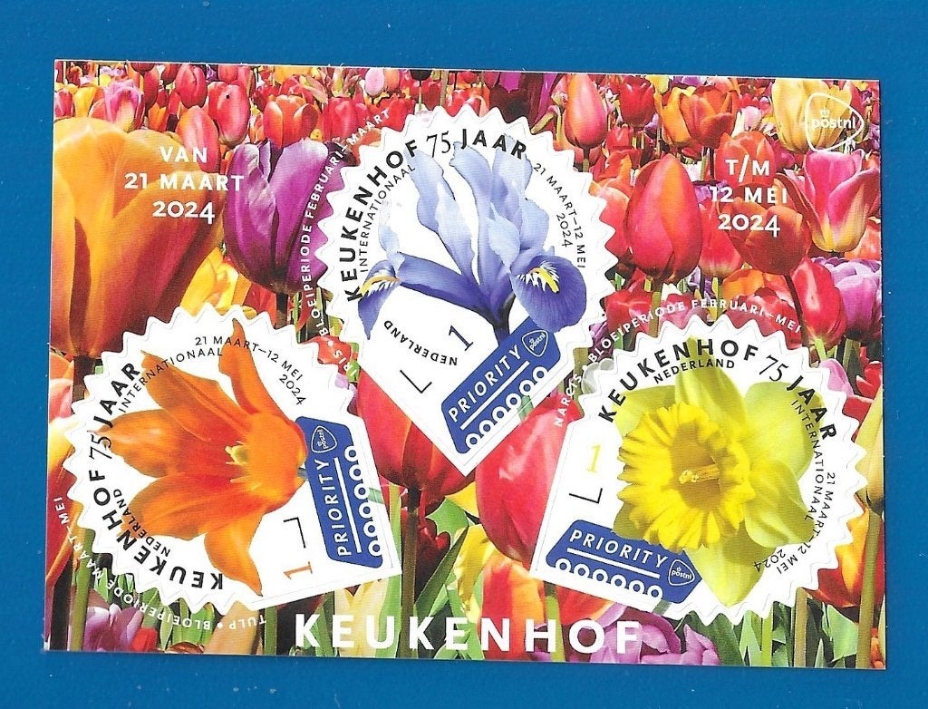 NVPH 4185-4187 Keukenhof 75 jaar, Postzegels en Munten, Postzegels | Nederland, Verzenden
