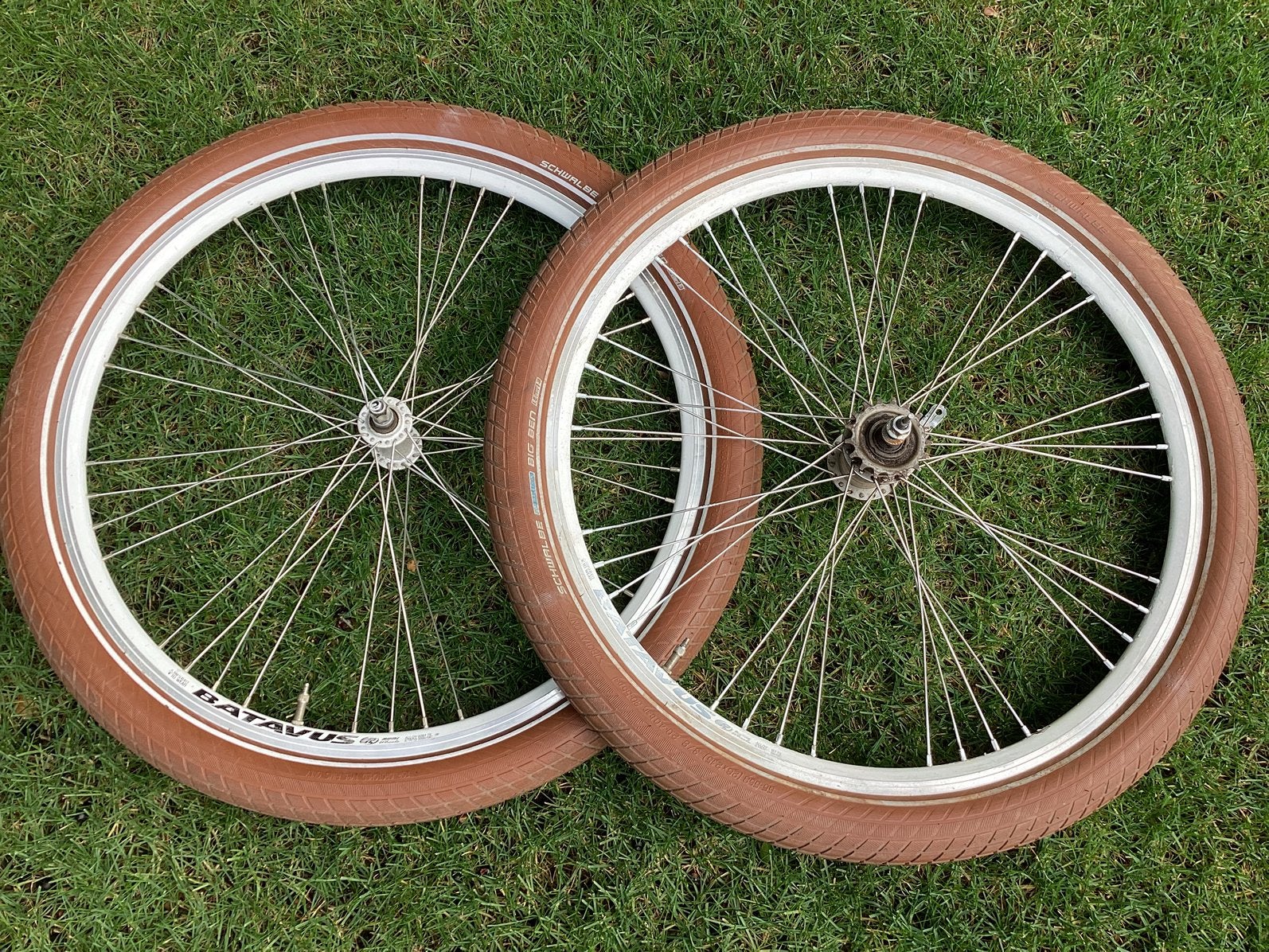 Batavus 26 inch voorwiel en achterwiel, Wiel, Gebruikt, Batavus, Ophalen of Verzenden