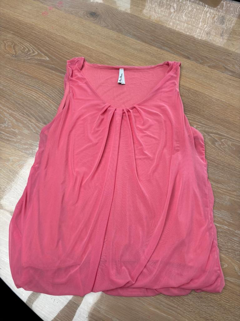 Koraal/roze shirt hempje Miss Etam maat L/XL, Kleding | Dames, Maat 42/44 (L), Ophalen of Verzenden, Zo goed als nieuw, Roze