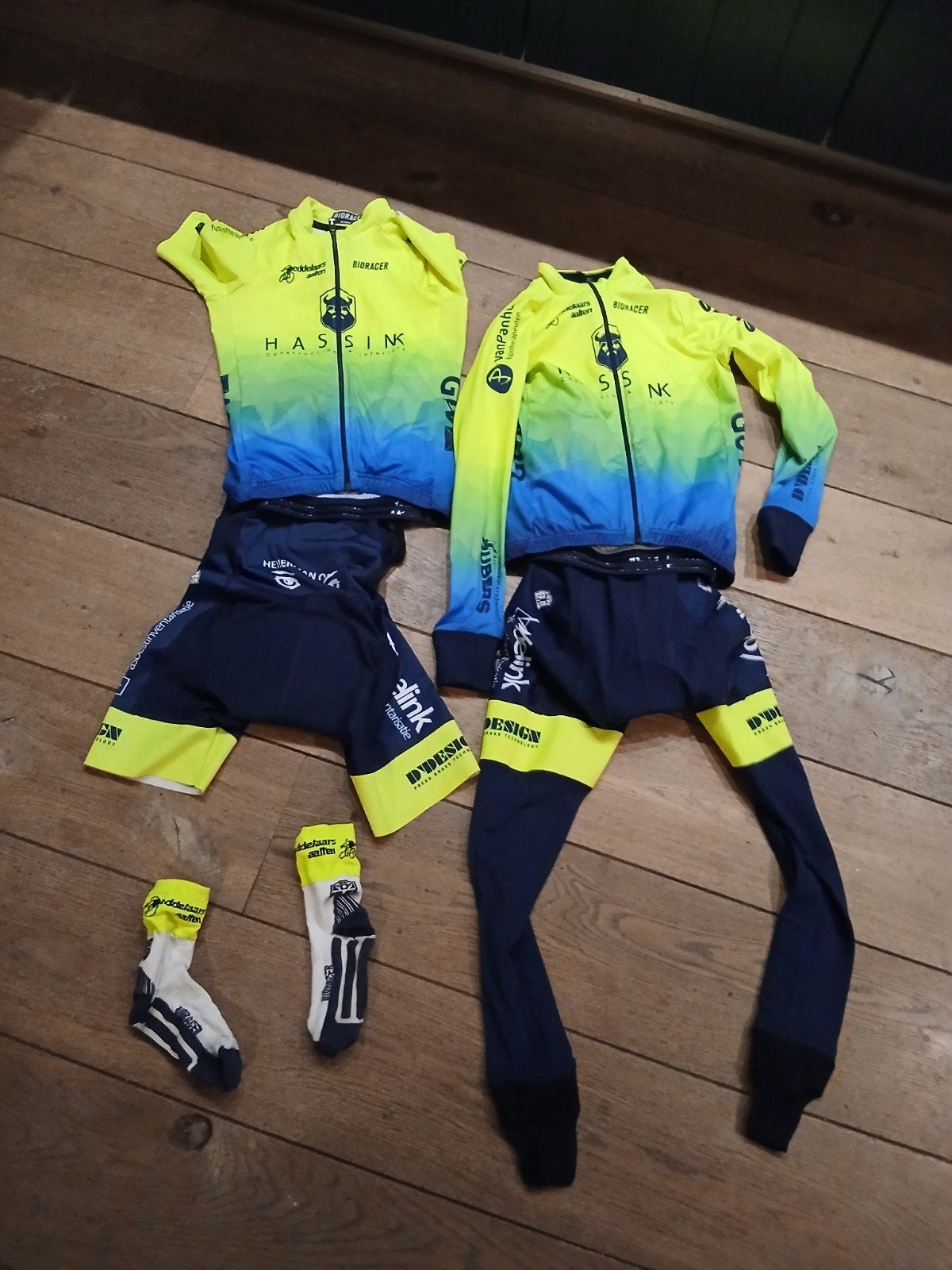 Fietskleding peddelaars Aalten, Ophalen of Verzenden, Zo goed als nieuw, Bovenkleding
