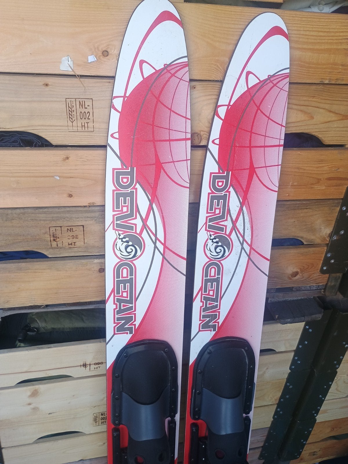 DevOcean waterski's - 170 cm, Watersport en Boten, Ophalen of Verzenden, Waterski's