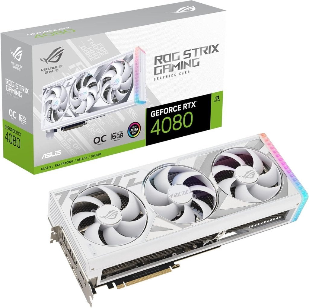 ASUS ROG Strix RTX 4080 White OC | Testen mogelijk, Computers en Software, Videokaarten, GDDR6, PCI-Express 4, Ophalen of Verzenden