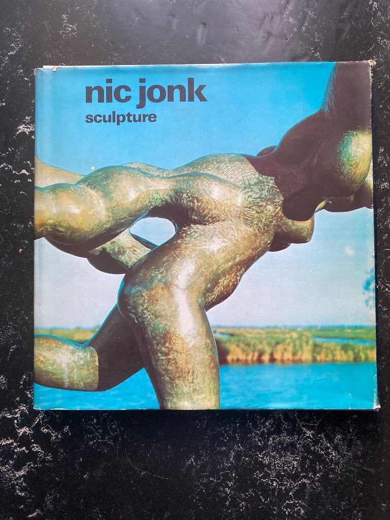 2 etsen Nic Jonk Sculpture met boek uit 1978, Antiek en Kunst, Ophalen, 29 cm, Gesigneerd, Flora en Fauna