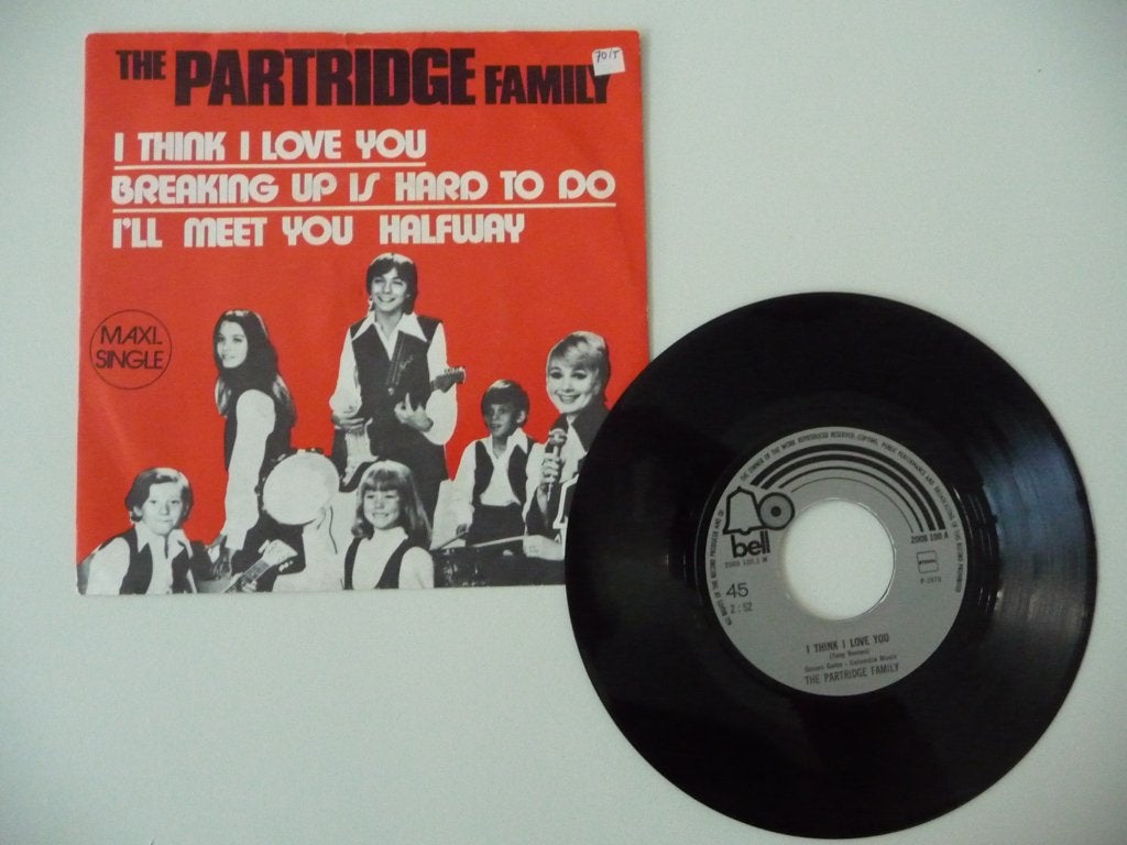 single THE PARTRIDGE FAMILY - I THINK I LOVE YOU - BELL REC., Ophalen of Verzenden, Gebruikt