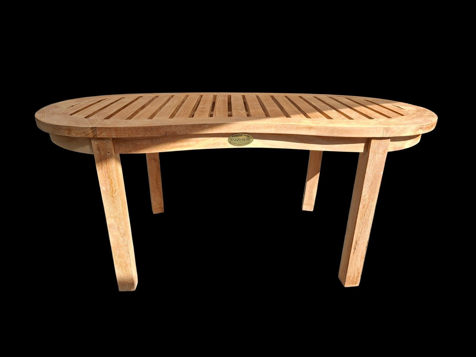 Ovale salontafel teak Washington, Ophalen, Gebruikt, Ovaal, Teakhout