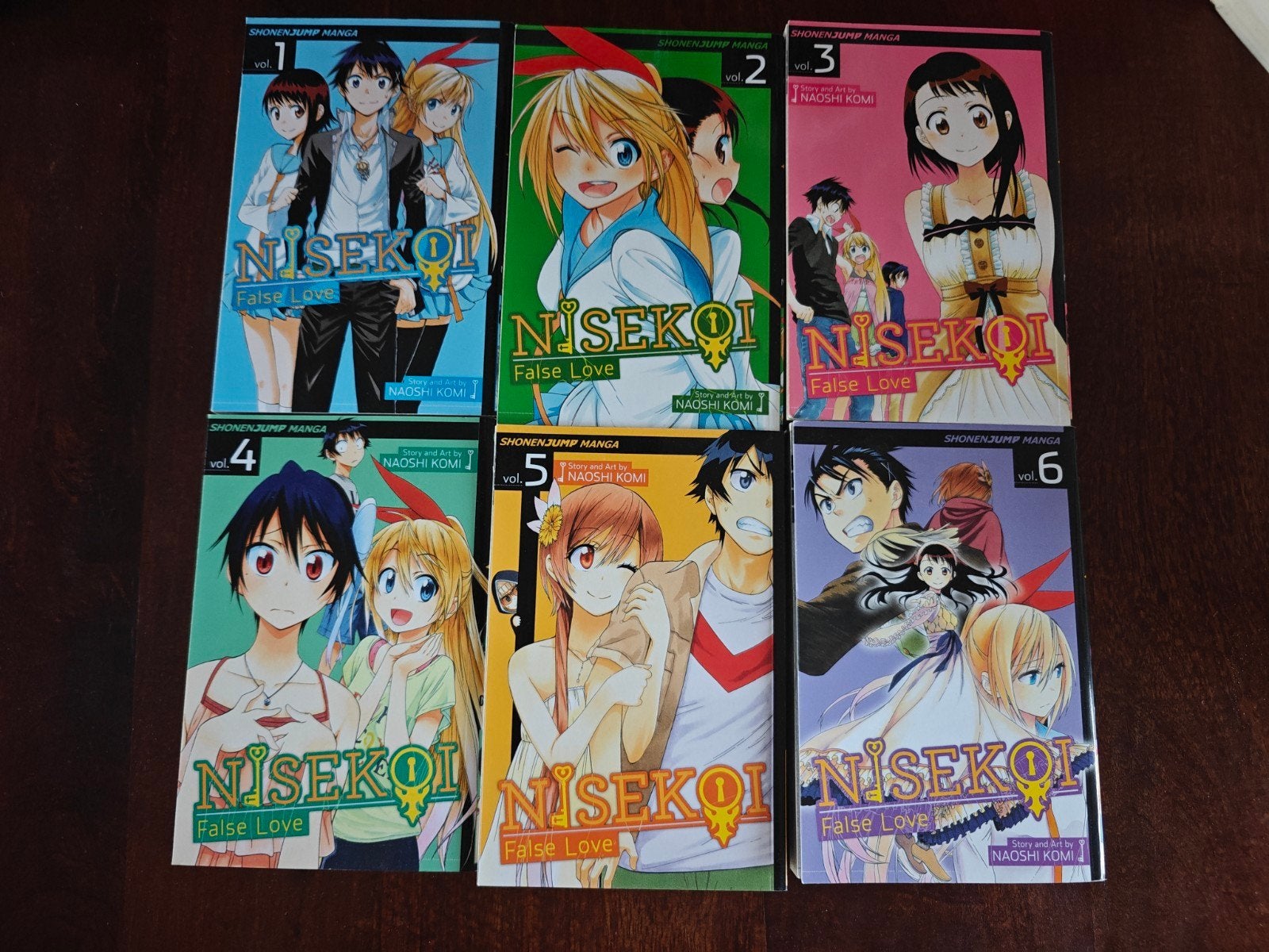 Nisekoi: False Love Manga - Deel 1 t/m 11, Meerdere stripboeken, Ophalen of Verzenden, Gelezen, Naoshi Komi