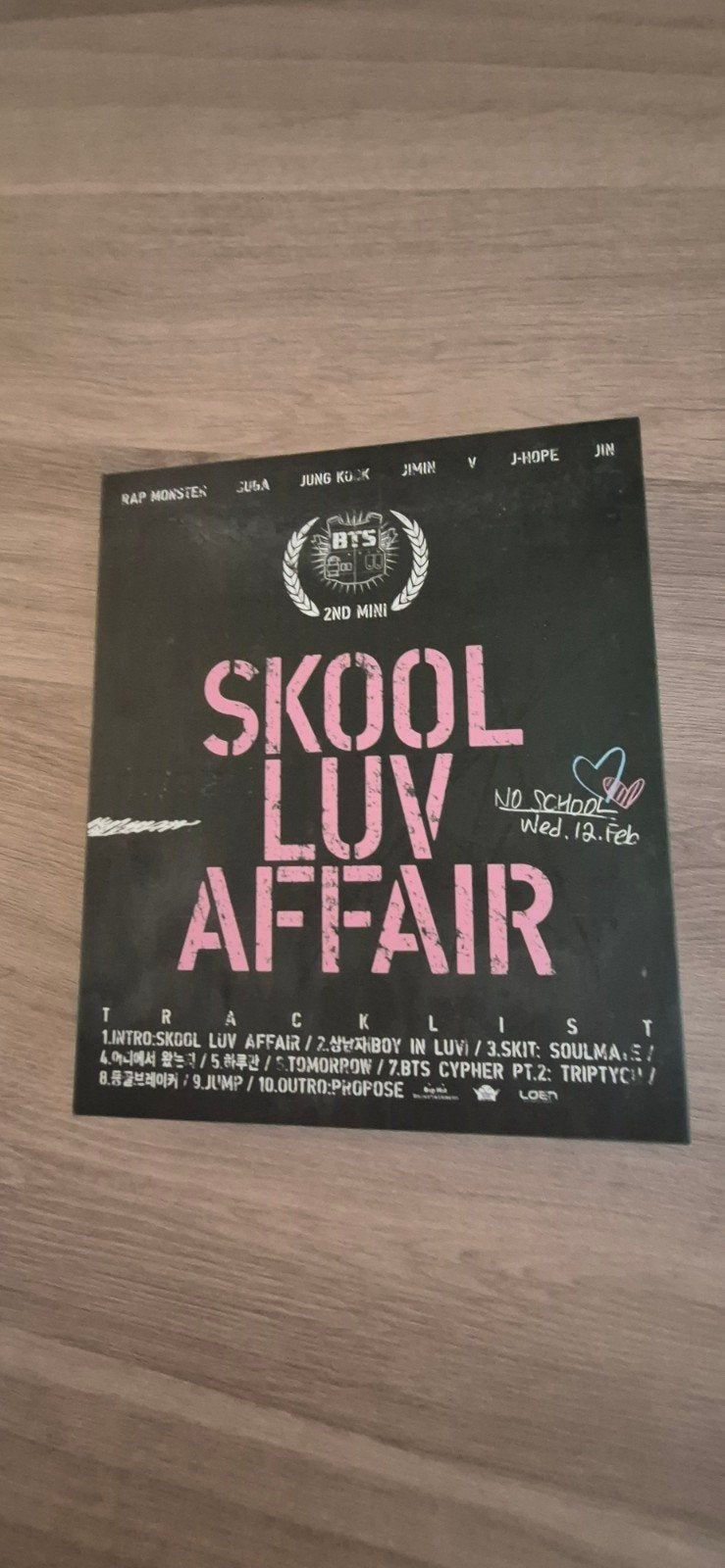 BTS - Skool Luv Affair (2nd Mini Album), Inclusief boekje, K-pop, Ophalen of Verzenden, Zo goed als nieuw
