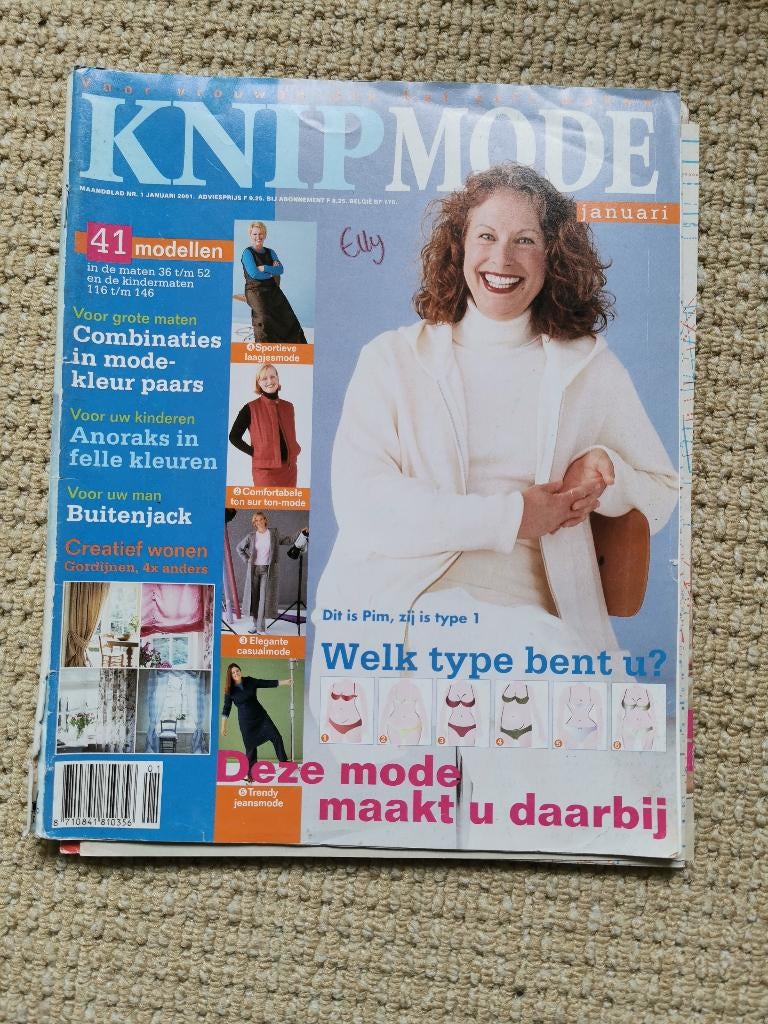 20 .. knipmode 2001, Ophalen of Verzenden, Gebruikt, Vrouw, Knipmode