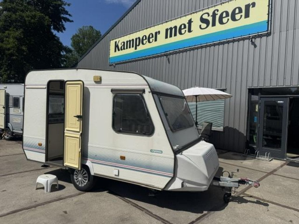 Verkocht Adria Optima met Isabella voortent., Caravans en Kamperen, Caravans, Niet ingevuld, Overige typen, Rondzit, Tot en met 2