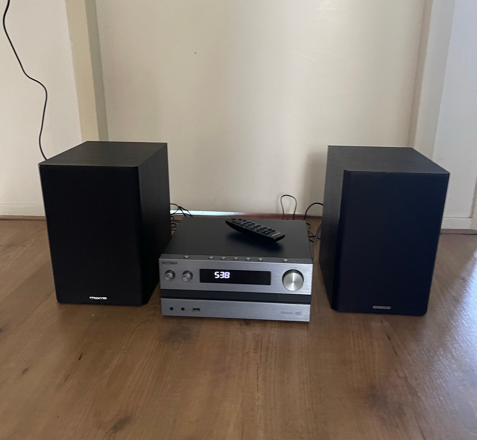 Kenwood M-918DAB-H Micro Hi-Fi Systeem 50W Zwart/Grijs, Overige merken, Cd-speler, Ophalen of Verzenden, Zo goed als nieuw