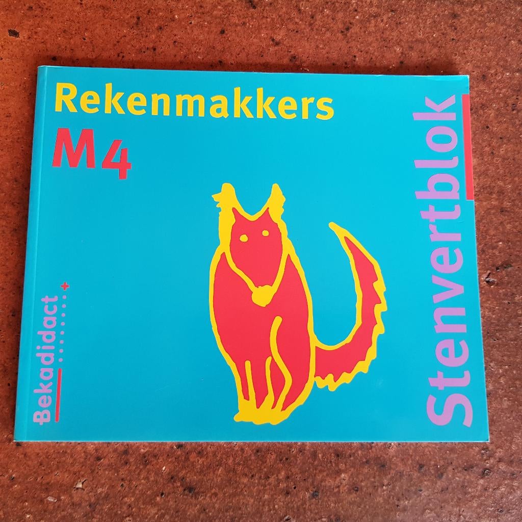 Rekenmakkers, Stenvertblok M4, groep 4, Overige vakken, Stenvert, Nieuw, Ophalen of Verzenden