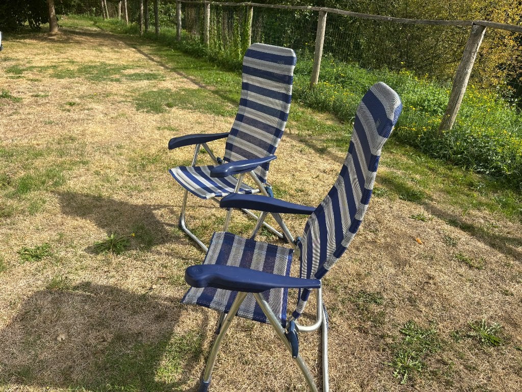 Crespo camping stoelen, Ophalen, Gebruikt, Campingstoel