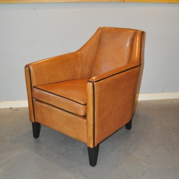 Lounge Atelier nieuw model fauteuil Jan, Ophalen of Verzenden, Nieuw, Leer, 50 tot 75 cm