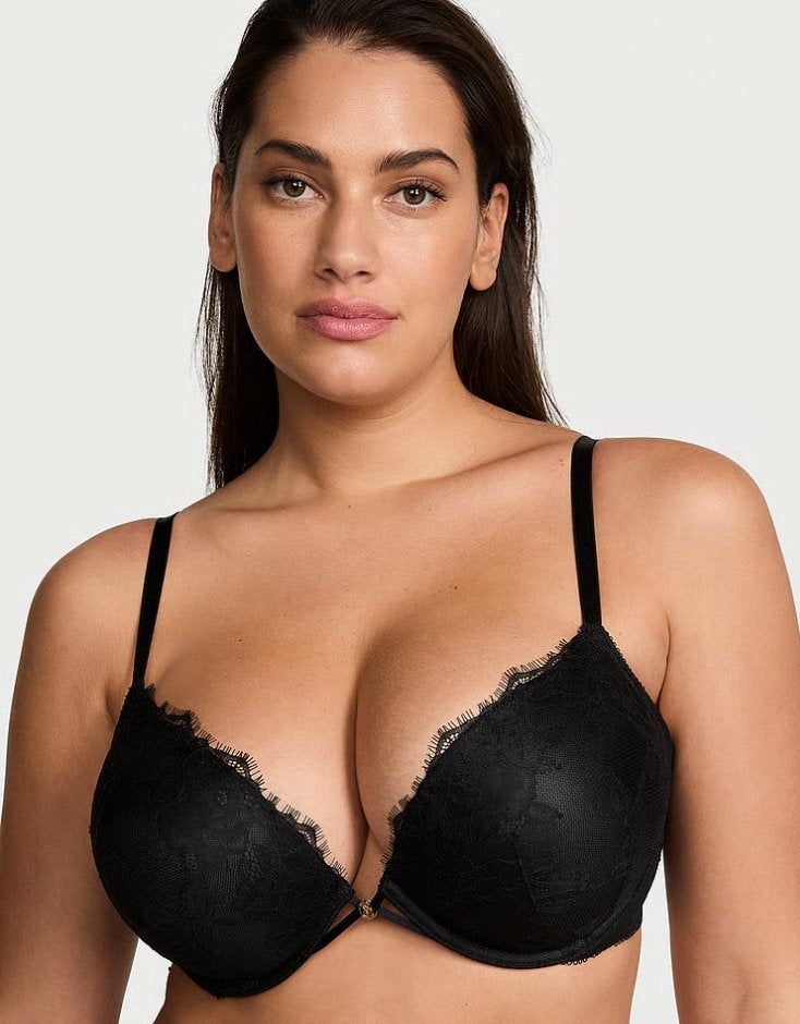 New !Victoria's secret push up bra 75C, Victoria's Secret, Verzenden, Zwart, BH