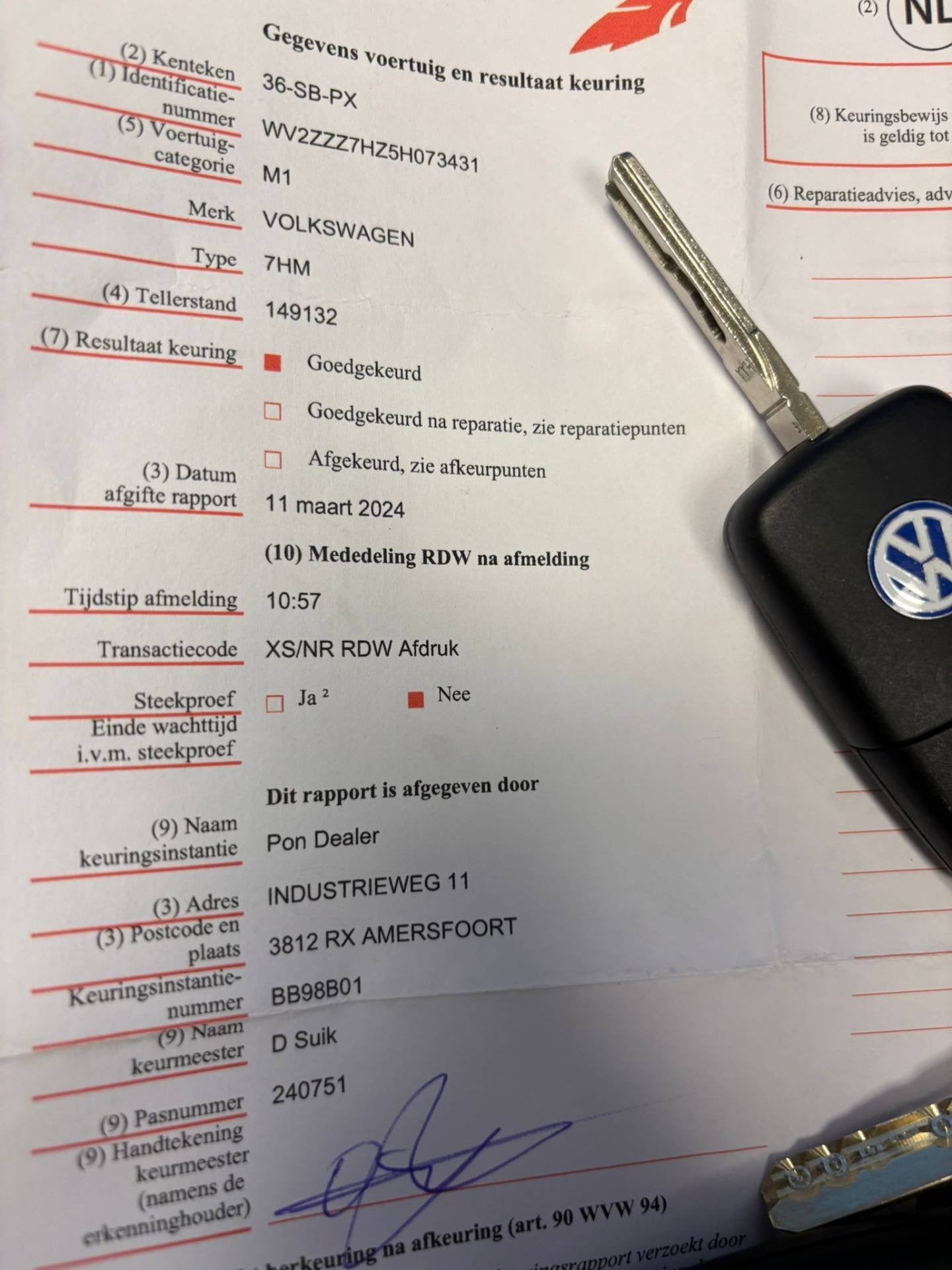Foto 9 van Westfalia California 8pers elec,dak/deur PON onderhoud! 7HM