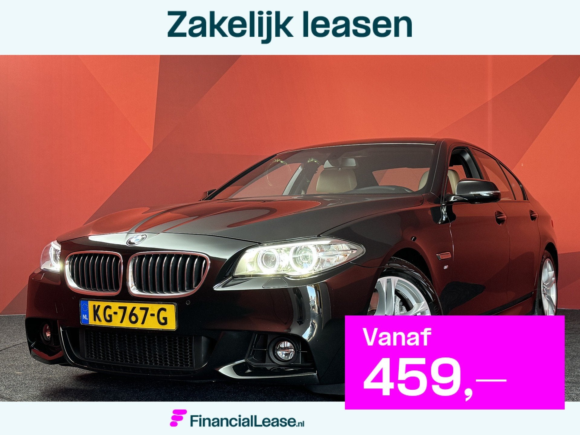BMW 5 Serie 528i M Sport Edition | Memory | Harman Kardon |, Automaat, Gebruikt, 4 cilinders, Zwart