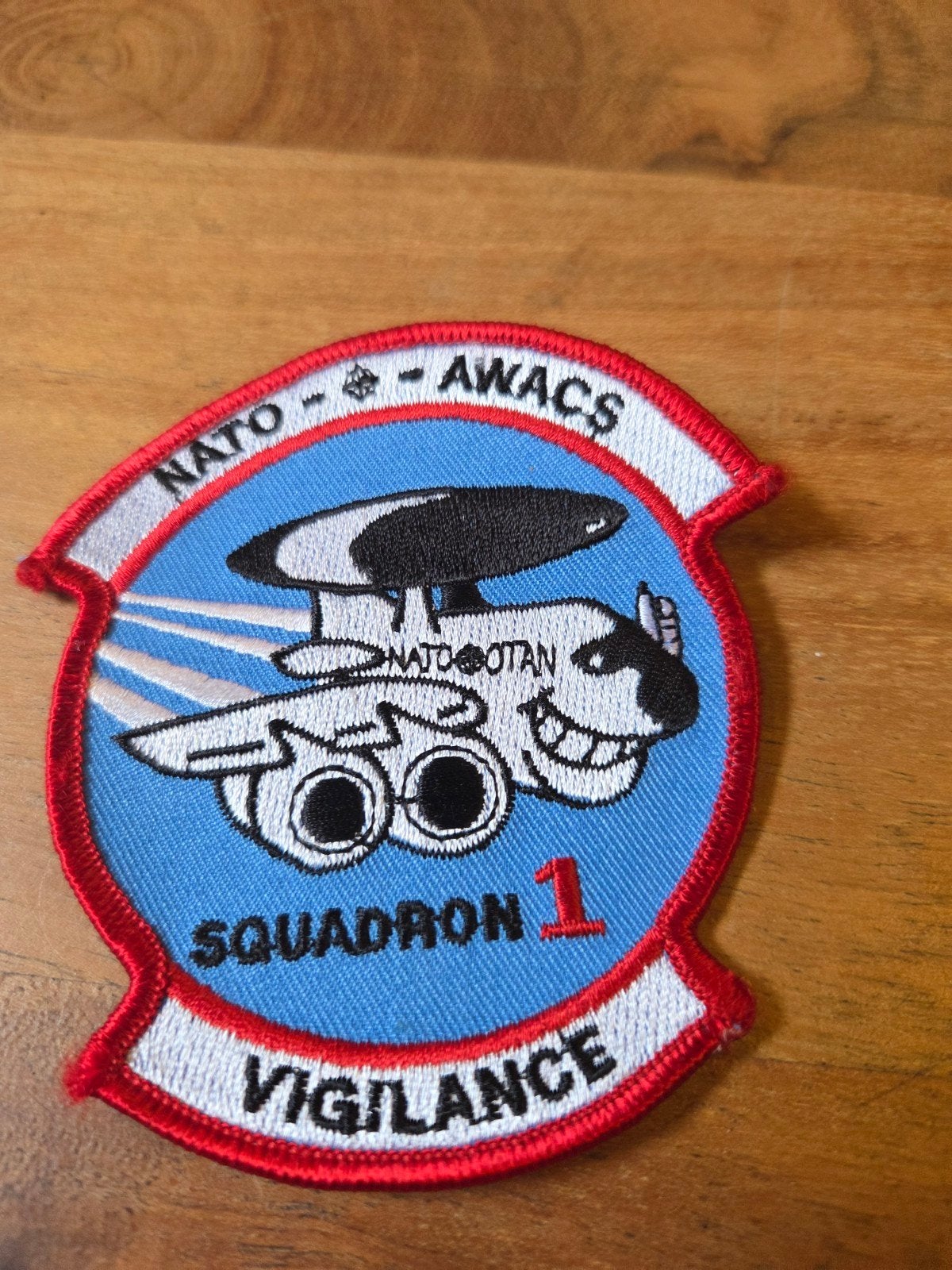 patch a wacs nato, Ophalen of Verzenden, Luchtmacht, Nederland, Embleem of Badge